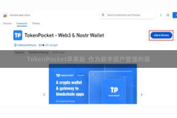 TokenPocket苹果版  作为数字资产管理利器